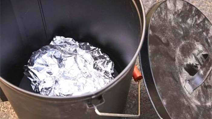 Dispose of Charcoal Ashes