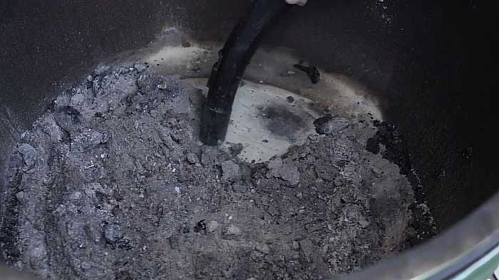 using vacuum machine on BGE